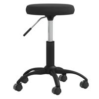 VidaXL Massagekruk fluweel zwart