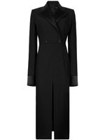 Dolce & Gabbana robe mi-longue à boutonnière croisée - Noir