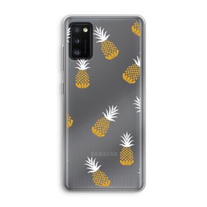 Ananasjes: Samsung Galaxy A41 Transparant Hoesje