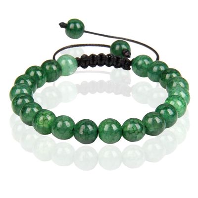 Memphis No.3 Dames Armband - 8mm Green Memphis No.3 Dames Armband - 8mm Green