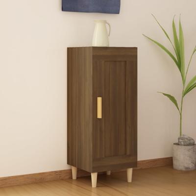 Dressoir 34,5x34x90 cm bewerkt hout bruin eikenkleur