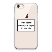 I'm dope: iPhone 8 Transparant Hoesje I'm dope: iPhone 8 Transparant Hoesje