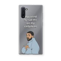 Hotline bling: Samsung Galaxy Note 10 Transparant Hoesje