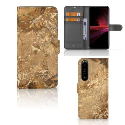Sony Xperia 1 III | Bookcase | Marmer Creme