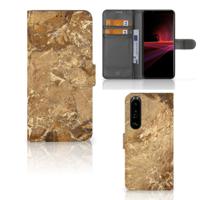 Sony Xperia 1 III | Bookcase | Marmer Creme Sony Xperia 1 III | Bookcase | Marmer Creme