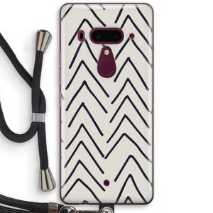 Marrakech Arrows: HTC U12+ Transparant Hoesje met koord