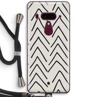 Marrakech Arrows: HTC U12+ Transparant Hoesje met koord