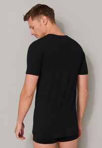Schiesser - 95-5 - T-shirt C-neck - 2pack - zwart