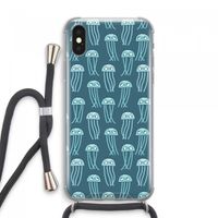 Kwallie: iPhone XS Max Transparant Hoesje met koord Kwallie: iPhone XS Max Transparant Hoesje met koord