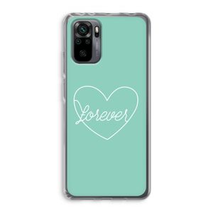 Forever heart pastel: Xiaomi Redmi Note 10 Pro Transparant Hoesje