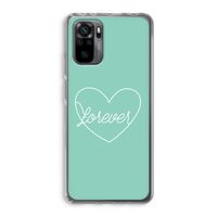 Forever heart pastel: Xiaomi Redmi Note 10 Pro Transparant Hoesje