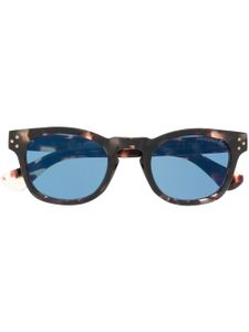 Cutler & Gross lunettes de soleil à monture carrée - Bleu