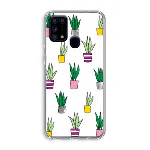Sanseveria: Samsung Galaxy M31 Transparant Hoesje
