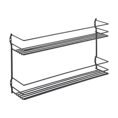 Metaltex pepito kruidenrek 2 etages 36x8x19 cm zwart