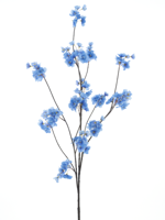 Prunus Malaga spray blue 126 cm kunstbloem - Nova nature