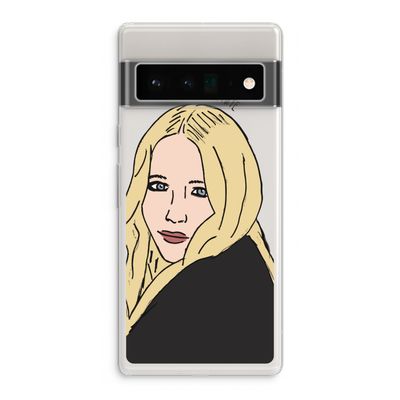Mary Kate: Google Pixel 6 Pro Transparant Hoesje