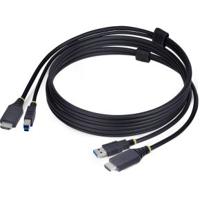 StarTech.com 1,8m HDMI en USB KVM Kabel, 5Gbps, 4K 60Hz, HDR10, HDMI audio, HDMI 2.0 en USB Combo Ka