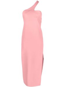 Sportmax robe longue à une épaule - Rose