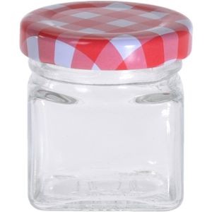 5x Inmaak/weckpot 50 ml met draaideksel