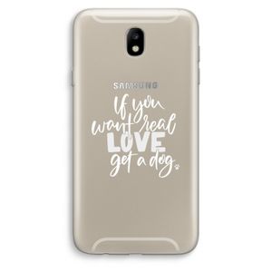Partner in crime: Samsung Galaxy J7 (2017) Transparant Hoesje