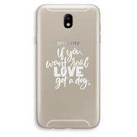 Partner in crime: Samsung Galaxy J7 (2017) Transparant Hoesje