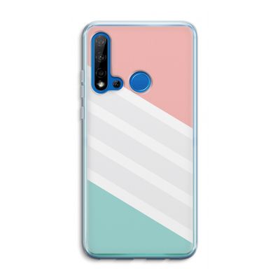 Strepen pastel: Huawei P20 Lite (2019) Transparant Hoesje