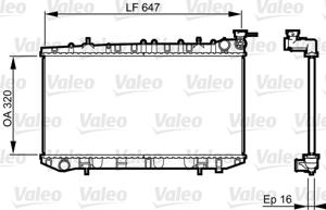 Valeo Radiateur 731664