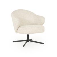 Eleonora Draaifauteuil 'Connor' kleur Beige