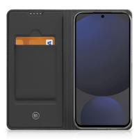 Samsung Galaxy S24FE | Standcase | Marmer Zwart - Origineel Cadeau Vader