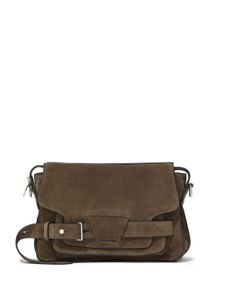 Proenza Schouler sac porté épaule Beacon en daim - Marron