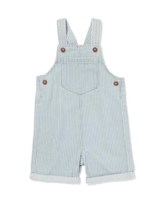 HEMA Babytuinbroek Denim Strepen Denim (denim)