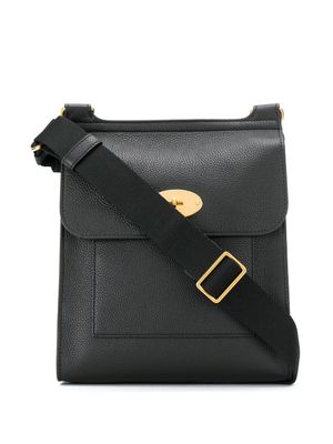 Mulberry petit sac à bandoulière Antony en cuir - Noir