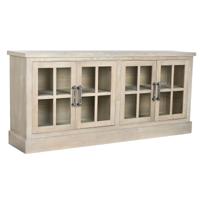 Dressoir Home ESPRIT Natuurlijk Hout Kristal 180 x 40 x 82 cm