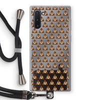 Poop emoji: Samsung Galaxy Note 10 Transparant Hoesje met koord