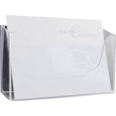 Sigel acrylic LH118 Folderhouder (wandmodel) Transparant DIN A4 liggend 1 stuk(s) Aantal vakken: 1 (b x h x d) 330 x 172 x 55 mm