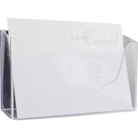 Sigel acrylic LH118 Folderhouder (wandmodel) Transparant DIN A4 liggend 1 stuk(s) Aantal vakken: 1 (b x h x d) 330 x 172 x 55 mm