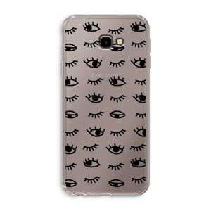 Eye pattern #2: Samsung Galaxy J4 Plus Transparant Hoesje