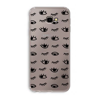 Eye pattern #2: Samsung Galaxy J4 Plus Transparant Hoesje