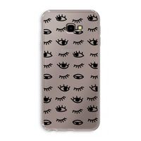 Eye pattern #2: Samsung Galaxy J4 Plus Transparant Hoesje