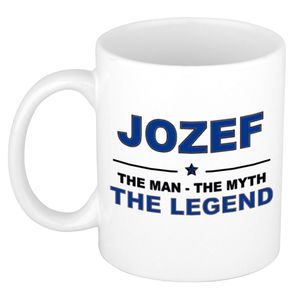 Jozef The man, The myth the legend cadeau koffie mok / thee beker 300 ml