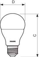 Philips CorePro energy-saving lamp 8 W E27 - thumbnail