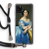 Eleonore: Samsung Galaxy A31 Transparant Hoesje met koord