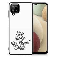 Samsung Galaxy A12 | Telefoon Hoesje | met tekst Heart Smile