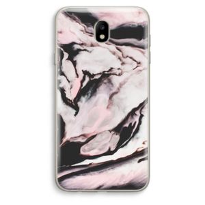 Roze stroom: Samsung Galaxy J7 (2017) Transparant Hoesje