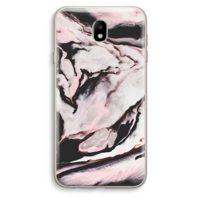 Roze stroom: Samsung Galaxy J7 (2017) Transparant Hoesje