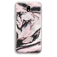 Roze stroom: Samsung Galaxy J7 (2017) Transparant Hoesje