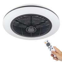 Proventa 3D Air Plafondventilator met verlichting 50 cm - Verspreidt lucht over hele kamer - Met afstandsbediening