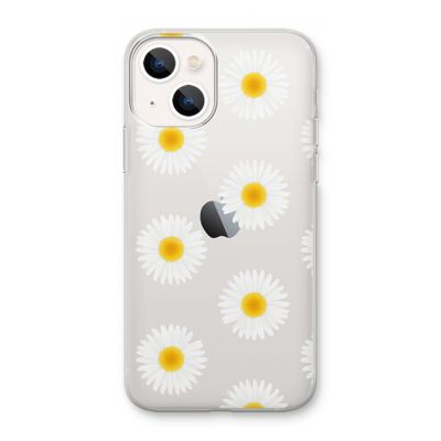 Margrietjes: iPhone 13 mini Transparant Hoesje