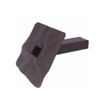 EPDM stadsuitloop 45˚ 60 x 80 x 300mm compleet, incl. EPDM flap