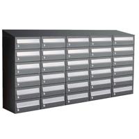 Allux Hive Set 5-Breed, 6-Hoog Met Dak Antraciet - 40030065_5x6d